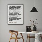 Kunstdruck "Goethe" gestempelt und mit goldenen Buchstaben