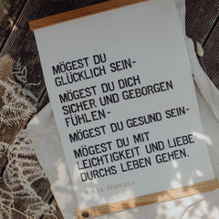 Kunstdruck "Metta-Bhavana", gestempelt und in gold gestanzt