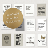 Postkarten individueller Mix - Karten Set aus gestempelten Karten für viele Anlässe