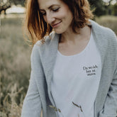 Bügelbild "Da wo ich bin ist vorne"