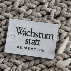 Bügelbild "Wachstum statt Perfektion"