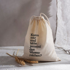 Bügelbild "Kann mir mal bitte jemand das Wasser reichen?"