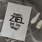 Bügelbild "Mein Ziel ist im Weg!"