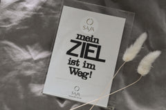 Bügelbild "Mein Ziel ist im Weg!"