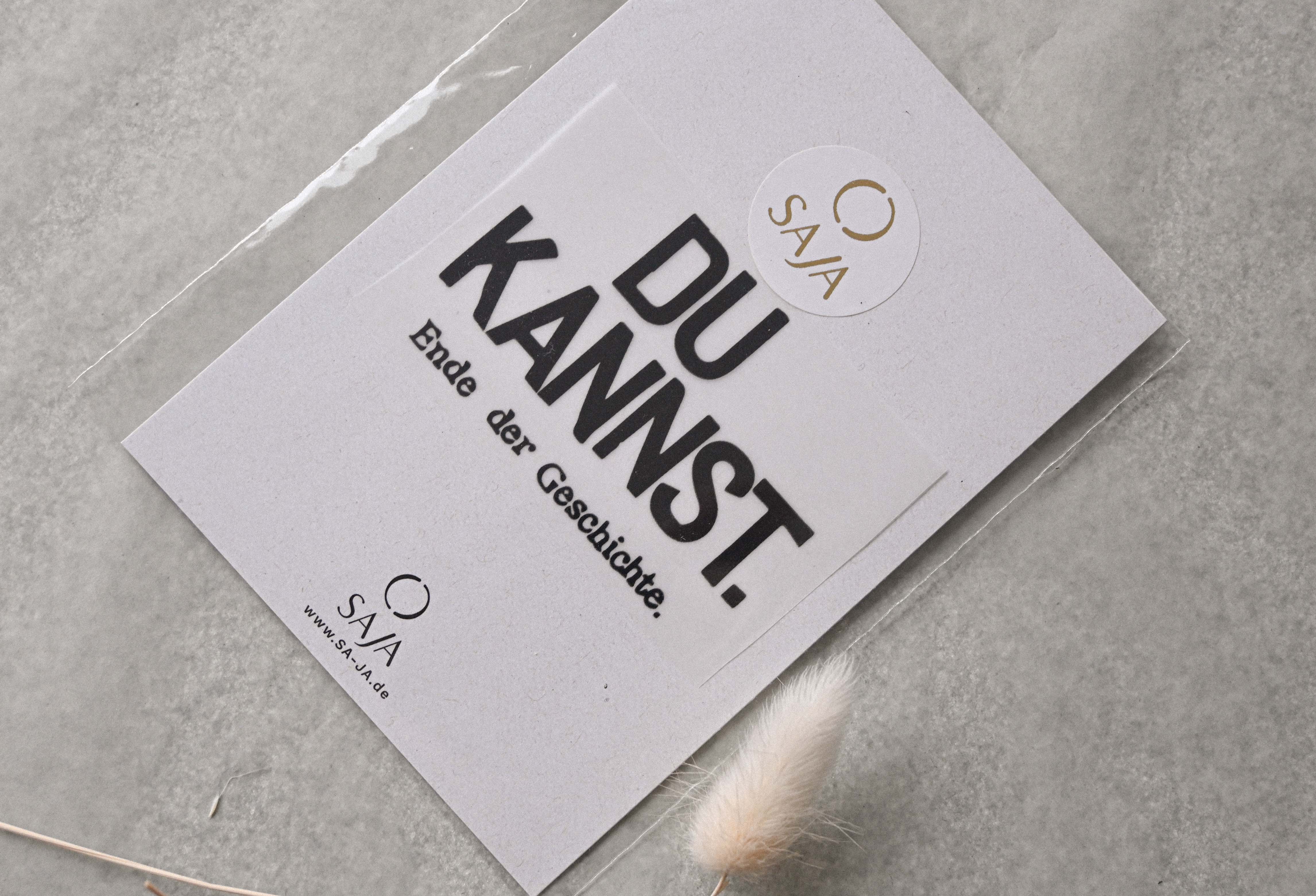 Bügelbild "Du kannst - Ende der Geschichte."
