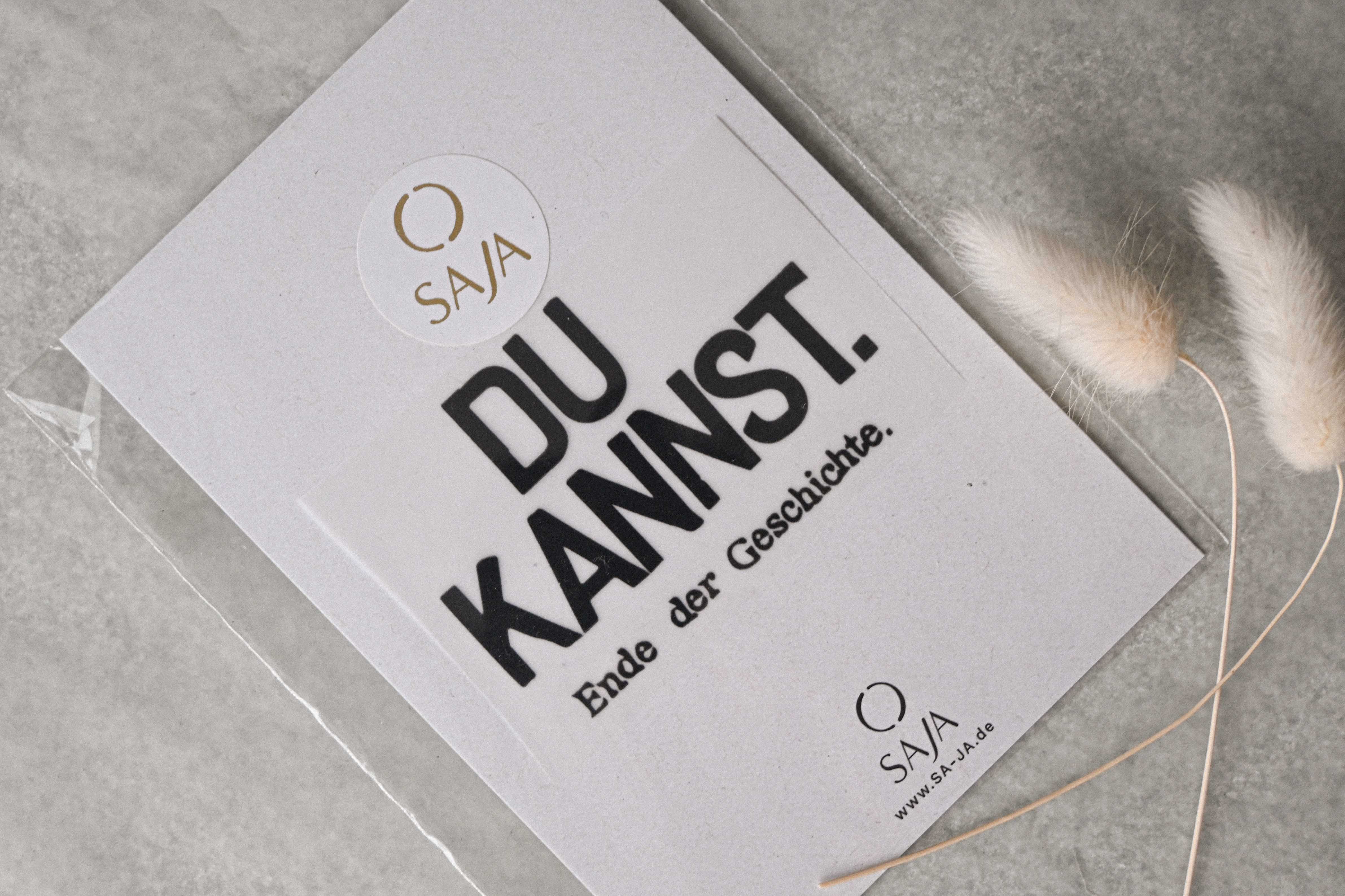 Bügelbild "Du kannst - Ende der Geschichte."