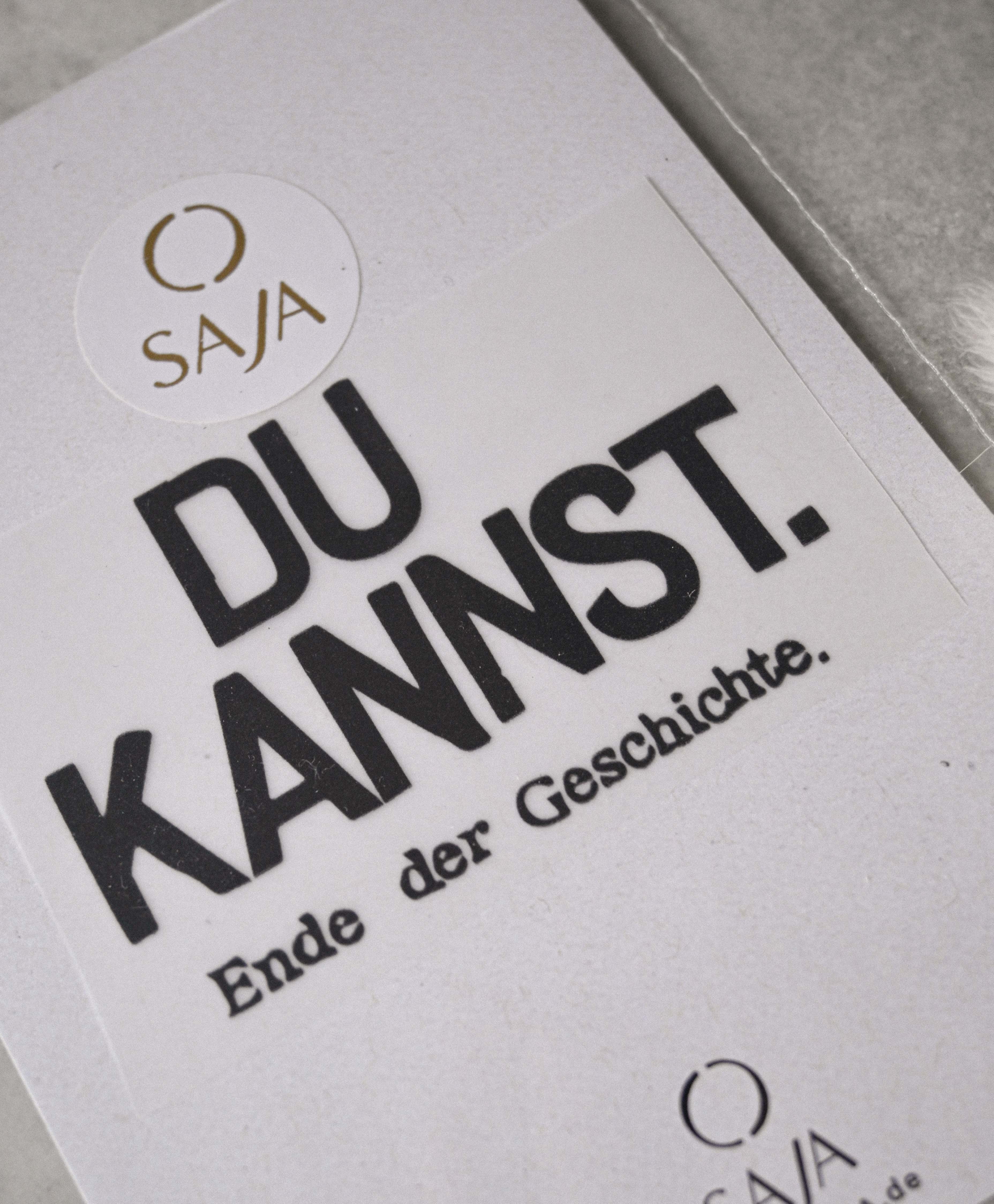Bügelbild "Du kannst - Ende der Geschichte."